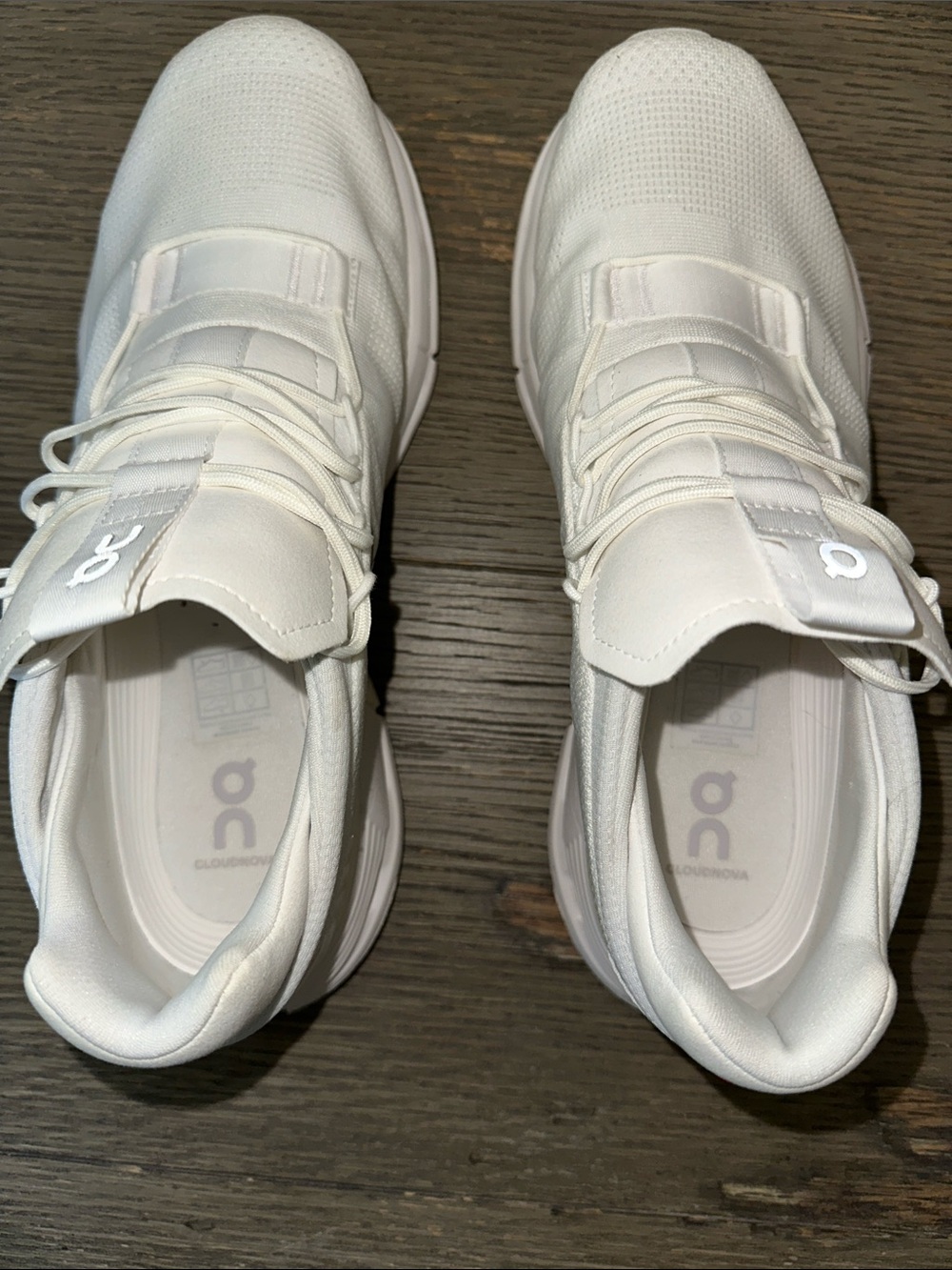 Mens On Cloudnova running sneaker in all white size 10 - Picture 8 of 11